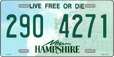 NH license plate 2904271