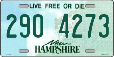 NH license plate 2904273