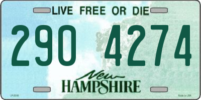NH license plate 2904274