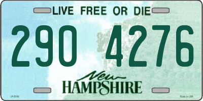 NH license plate 2904276