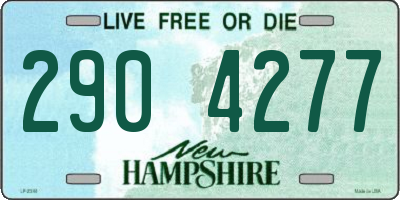 NH license plate 2904277