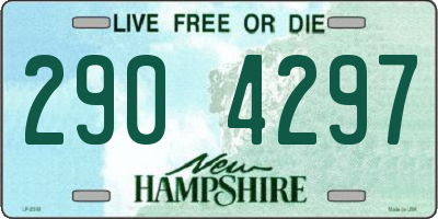 NH license plate 2904297
