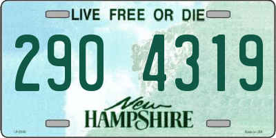 NH license plate 2904319