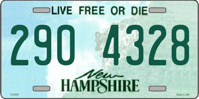 NH license plate 2904328