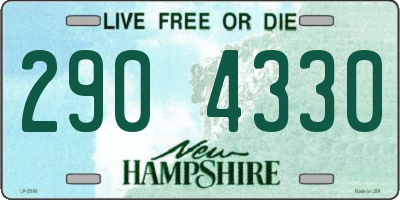NH license plate 2904330
