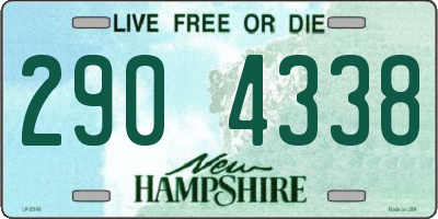 NH license plate 2904338