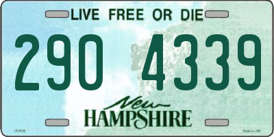 NH license plate 2904339