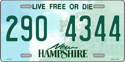NH license plate 2904344