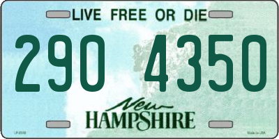NH license plate 2904350