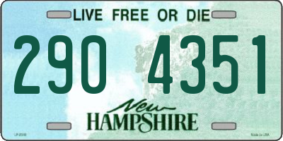 NH license plate 2904351