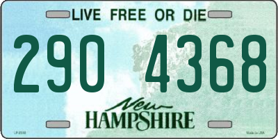 NH license plate 2904368
