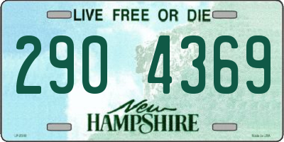 NH license plate 2904369