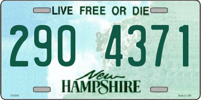 NH license plate 2904371