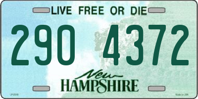 NH license plate 2904372