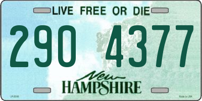 NH license plate 2904377