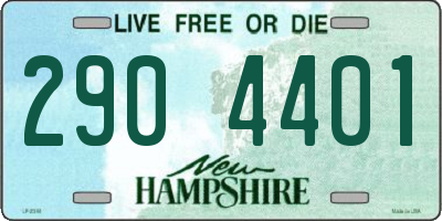 NH license plate 2904401