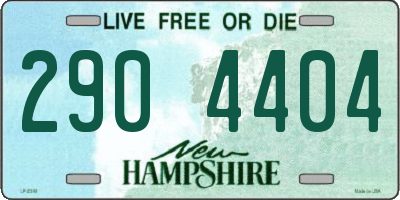NH license plate 2904404