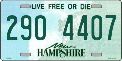 NH license plate 2904407