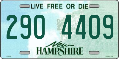 NH license plate 2904409