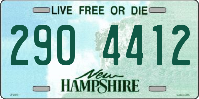 NH license plate 2904412
