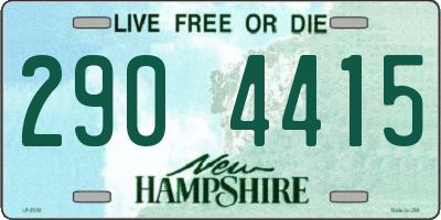 NH license plate 2904415