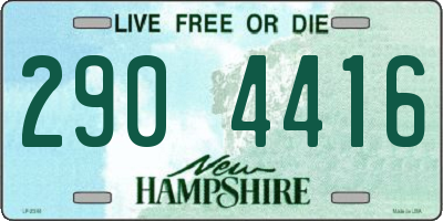 NH license plate 2904416