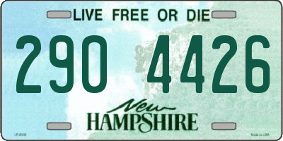 NH license plate 2904426