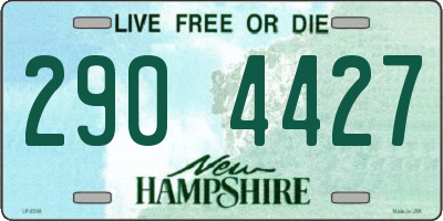 NH license plate 2904427