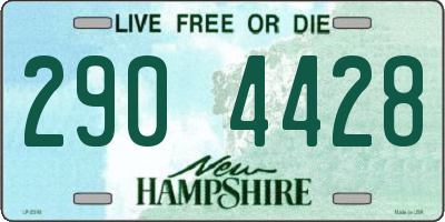 NH license plate 2904428