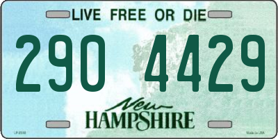 NH license plate 2904429