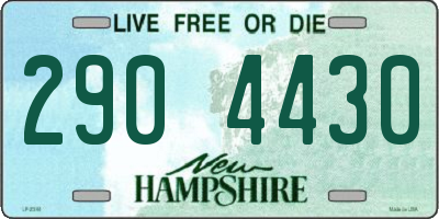 NH license plate 2904430