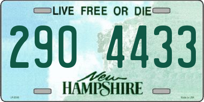 NH license plate 2904433