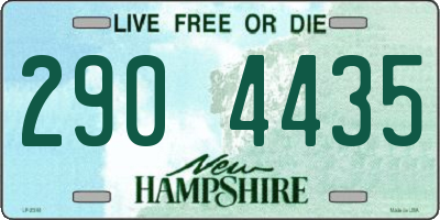 NH license plate 2904435