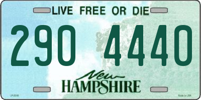 NH license plate 2904440