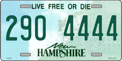 NH license plate 2904444