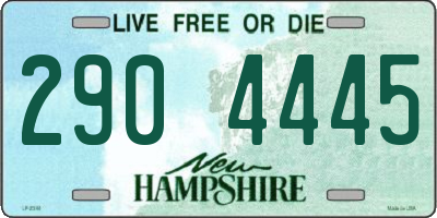 NH license plate 2904445