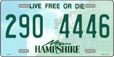 NH license plate 2904446