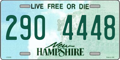 NH license plate 2904448