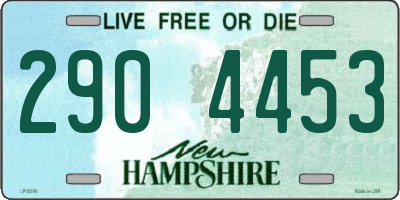 NH license plate 2904453
