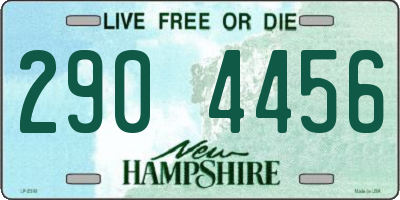 NH license plate 2904456