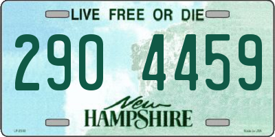 NH license plate 2904459