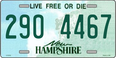 NH license plate 2904467