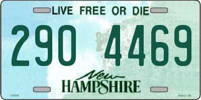 NH license plate 2904469