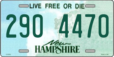 NH license plate 2904470