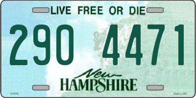 NH license plate 2904471