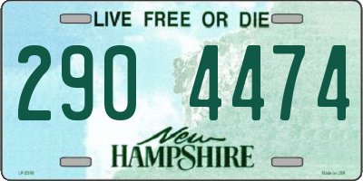 NH license plate 2904474
