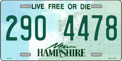 NH license plate 2904478