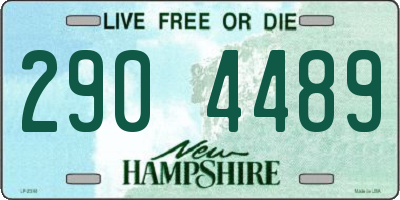 NH license plate 2904489