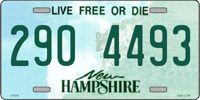 NH license plate 2904493