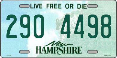 NH license plate 2904498